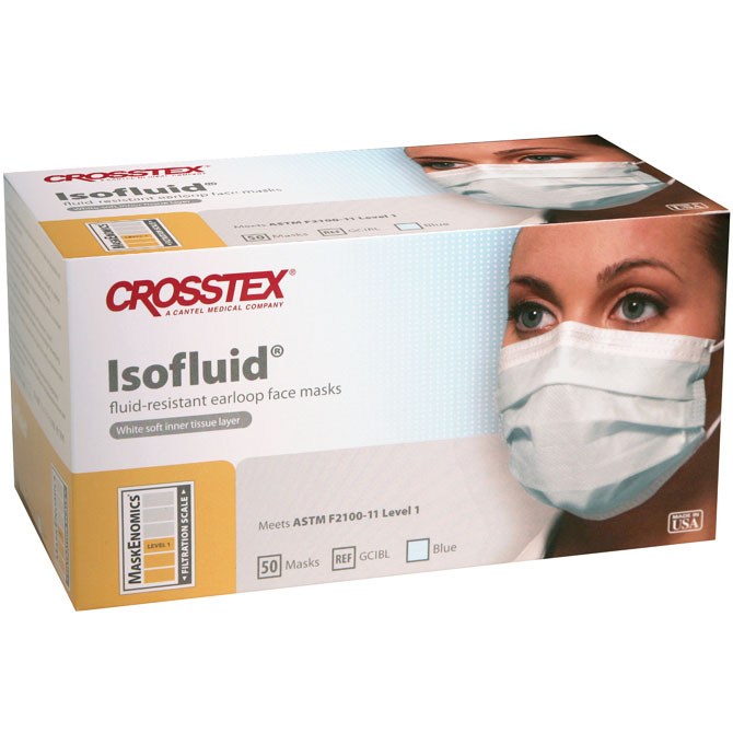 crosstex isofluid mask level 3