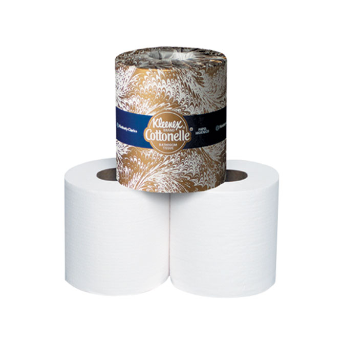 Papier toilette Kleenex rouleau 4 plis : Kimberly Clark - Voussert