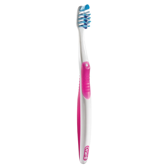 oral b toothbrush rubber bristles