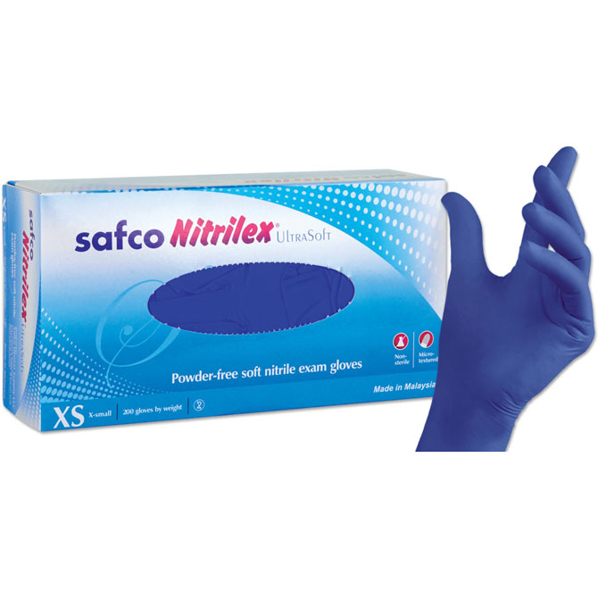 safco nitrile gloves